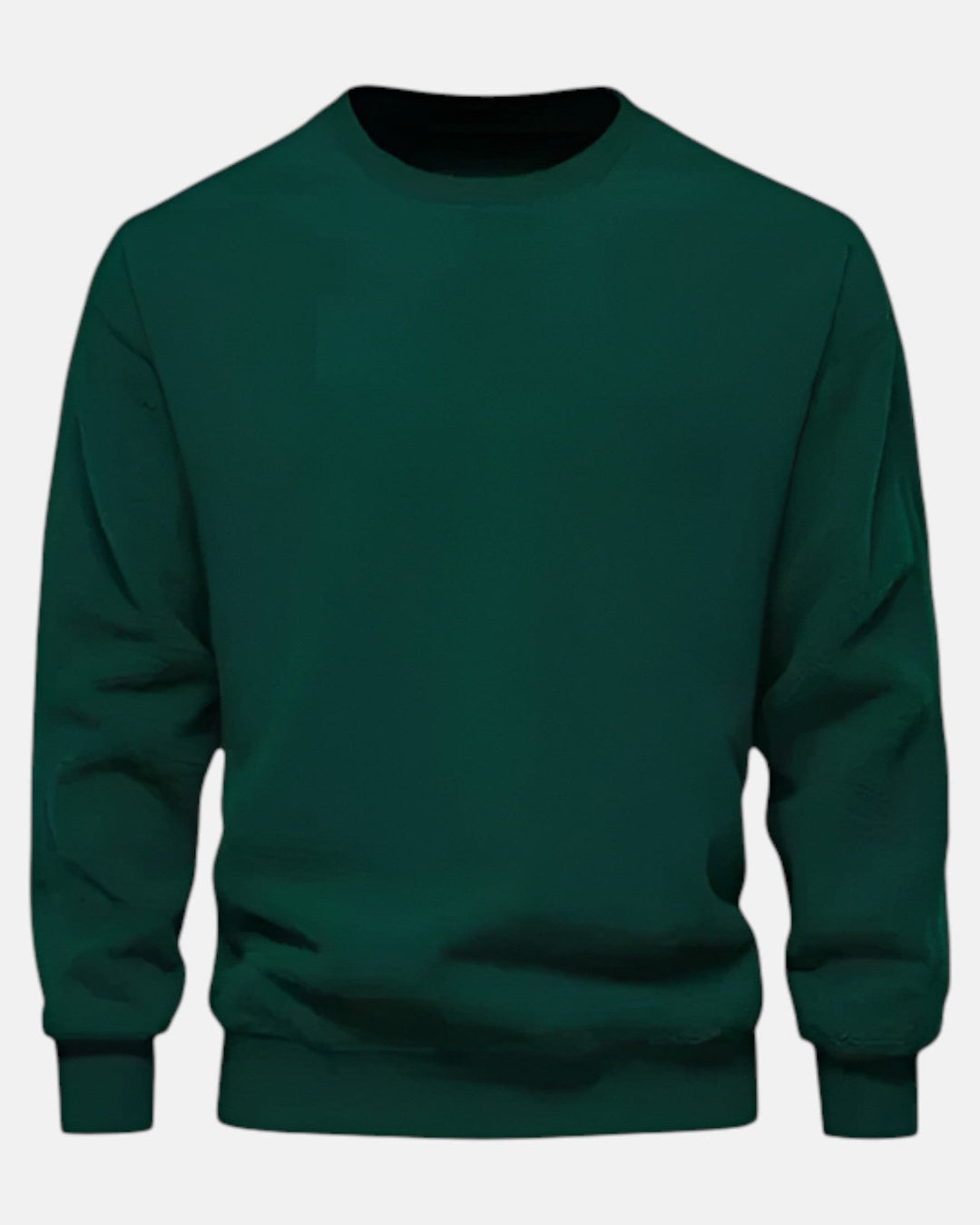 Oliver – Comfortable Fleece Pullover for Everyday Wear - Green - S - Old Money Fashion