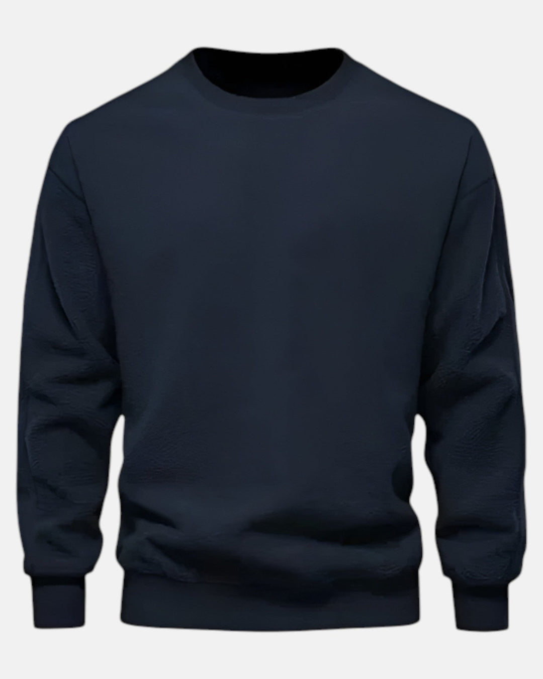 Oliver – Comfortable Fleece Pullover for Everyday Wear - Blue - S - Old Money Fashion