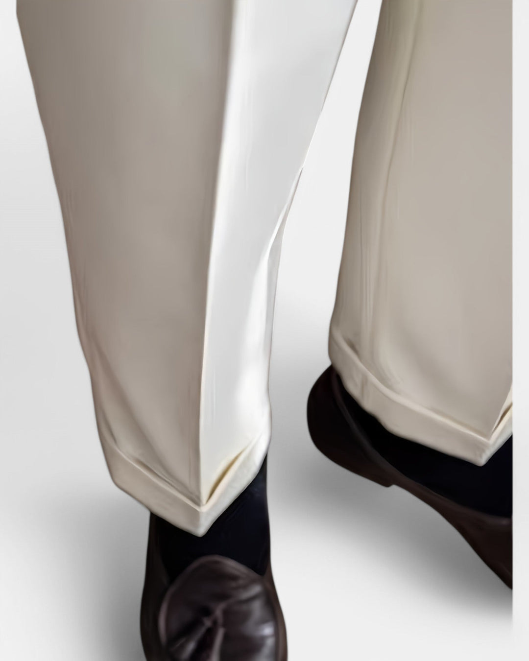 Oliver – Stylish Trousers - Ivory White - 30 - Old Money Fashion