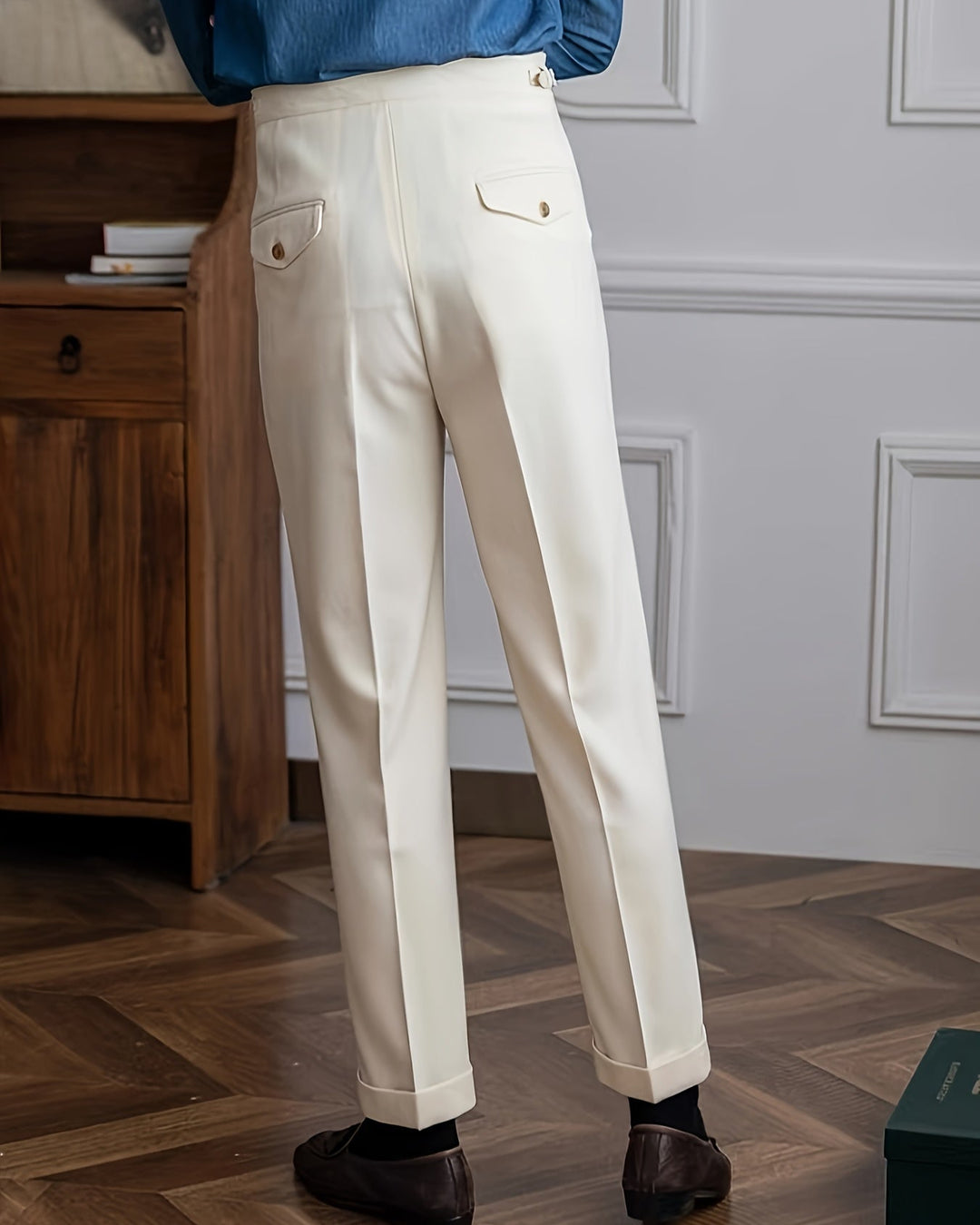 Oliver – Stylish Trousers - Beige - 30 - Old Money Fashion